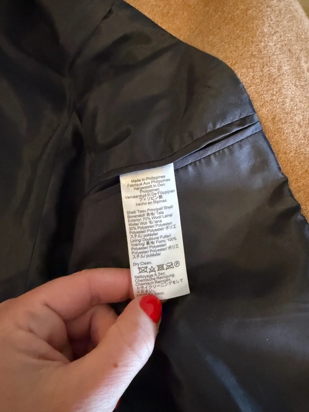 J. Crew Thompson Wool Top Coat in Camel Size 38 NEW
